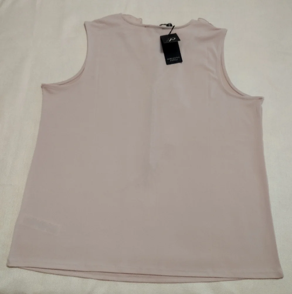 Adrianna Papell XL Champagne Top - Picture 2 of 8